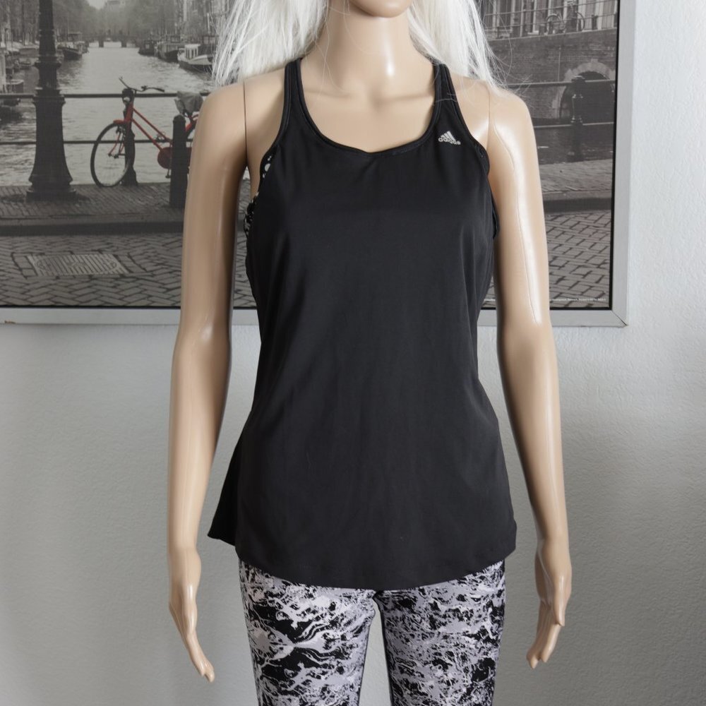 Adidas Fitness Sports Top w. integrated bra S tee